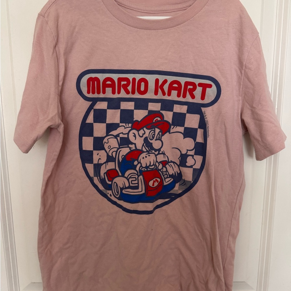 Mario Kart Kids Pink T-Shirt